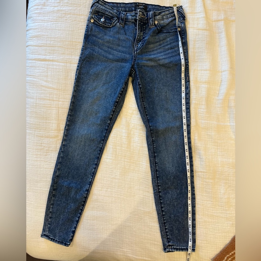 True Religion MidWash Skinny Jeans in Faded Blue